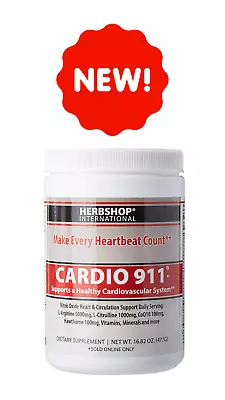 Cardio 911 L-arginine 5000 Mg And L-citrulline 1000 Mg Combo Powder - Berry • $39.90