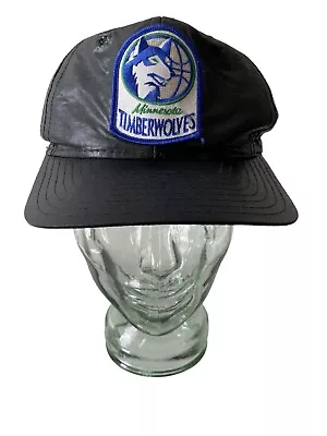 Vintage Minnesota Timberwolves Ripstop Snapback Hat 90s NBA Universal • $39.99