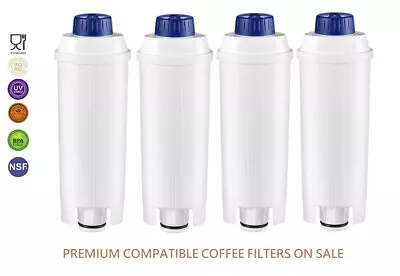 4x Coffee Machine Water Filter For Delonghi ECAM 45.760 Eletta Cappuccino Top • $46.85