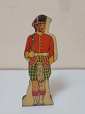 Vintage Marx 1930's Flat Tin Soldier #10 Gordon Highlanders JB5A • $12.26