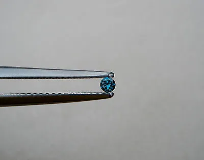 Blue Diamond Loose Faceted Natural Round 2mm • $14.99