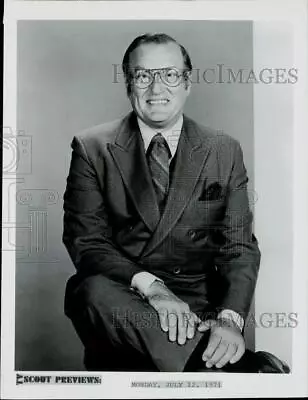 1971 Press Photo Dave Garroway Host Of ''Miss Universe Beauty Pageant  • $17.88