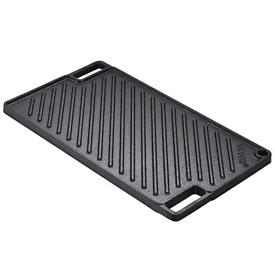 VEVOR 9.7 X16.7  Reversible Grill Griddle BBQ Flat Stove Top Griddle Cast Iron • £17.99