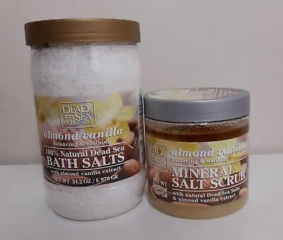 £12.50 • Buy Dead Sea Collection, Almond Vanilla Bath Salts & Mineral Salt Scrub