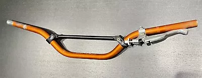 Renthal 7/8in Orange Mini Racer Handlebar - RC Mini Bend - Used Dirtbike Parts • $59.99