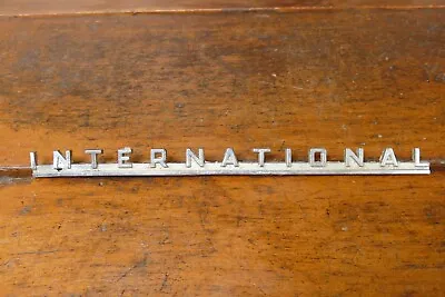 Vintage 1953 1954 1955 INTERNATIONAL Harvester Truck Emblem Script OEM #96905-HB • $69.95