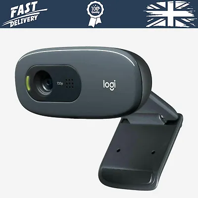 LOGITECH HD Webcam C270 - Currys HD 720p/30fps Widescreen HD Video Calling • £27.98