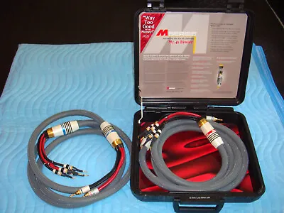 Monster Cable M Series  M2.4s Bi-wire Speaker Cable 10 Feet  Vintage Gold  • $1250