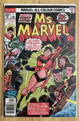 Ms. Marvel #1 (1977)  1st Carol Danvers As Ms. Marvel 🔑 VF • £45