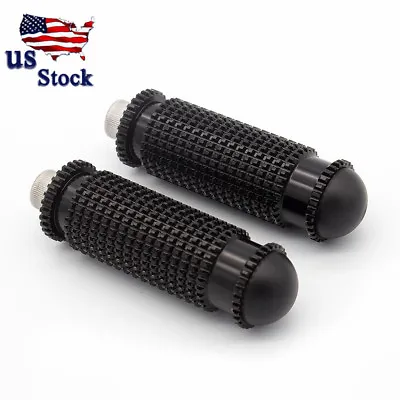 Universal Black CNC Motorcycle Foot Pegs Rear Set Footrest Racing Pedal Steps US • $16.99