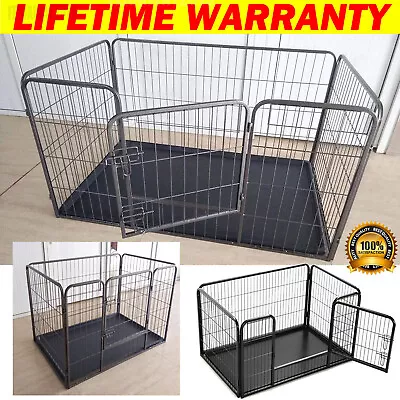 £50.30 • Buy Heavy Duty Folding Puppy Dog Play Pen Run Enclosure Whelping Pen Playpen Cage