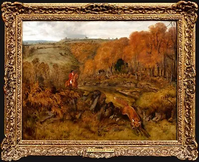 £1900 • Buy 19th Century English Fox Hunt Hunting Landscape John Alfred WHEELER (1821-1903)