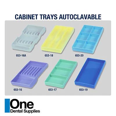 Dental Instrument Cabinet Tray Organizer Autoclavable Plastic #16A • $7.79