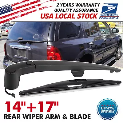 Rear Wiper Arm & Blade For GMC Envoy Chevy Trailblazer Isuzu Ascender 15232655 • $12.39