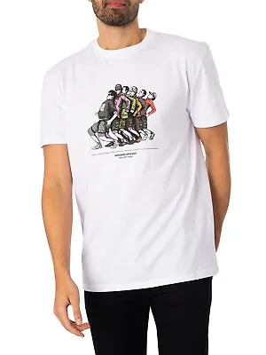 Weekend Offender Men's Madness Graphic T-Shirt White • £29.95