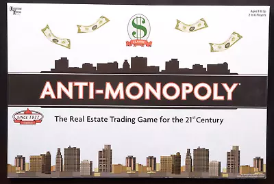 Anti-Monopoly The Real Estate Trading Game For The 21st Century 2009 COMPLETE • $24.95