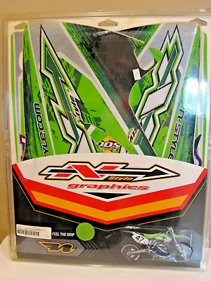 N-Style Basics Kawasaki Team Green Graphics Kit # N40-3121 • $99.95