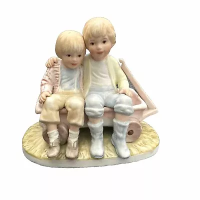 Vintage Figurine BROTHERS By Frances Hook Roman Inc Made In Mexico1983 • $18.99