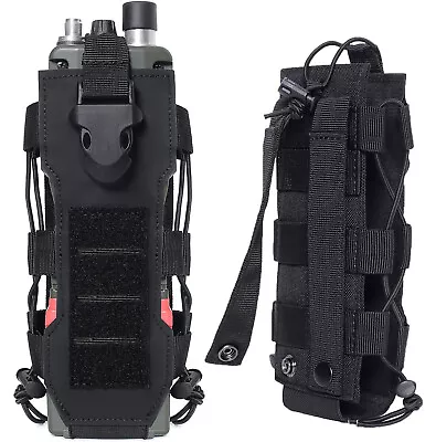 Tactical Molle Water Bottle Bag Military Belt Holder Kettle Pouch Outdoor Hiking • $11.99