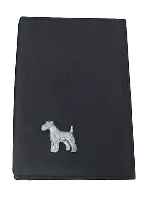 £29.99 • Buy Fox Terrier Black Leather Shotgun/Firearms Certificate Holder 143