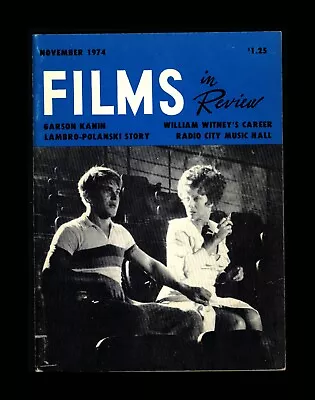Vintage Films In Review Movie Magazine 1974 Bruno Zanin Magali Noel Amarcord • $5.95