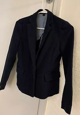 New $248 J Crew 2btn Soft Cotton Navy Blazer Jacket Women’s XXS Size 0 • $49