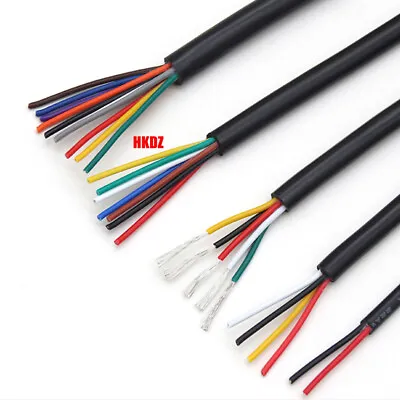 UL2464 Flexible Multi-Core Sheathed Signal Wire Stranded Power Cable 16AWG~30AWG • $25.17