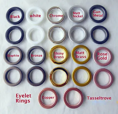 Eyelet Rings From.50p Per Ring - Min. Order1 Pack Of 4 Rings Single SideNO TAPE  • £1.99