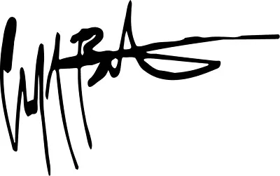 Cliff Burton Autograph Signature VINYL DECAL STICKER Metal Metallica Bass • £3.61