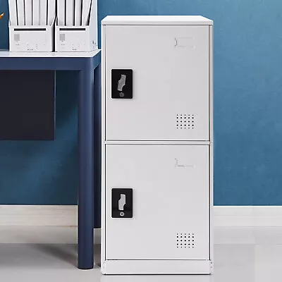 Locker Storage Cabinet Metal Lockers For Employees Office School Gym Lockable • $94.05