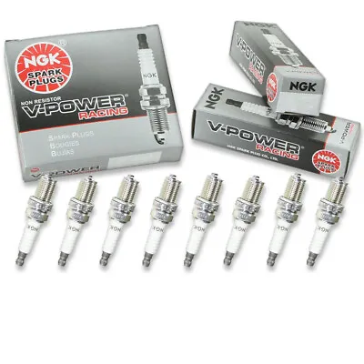 8 Pc NGK 4091 R5671A-7 V-Power Racing Spark Plugs For W5CC W5C W4C2 W22ES-U Fd • $39.21