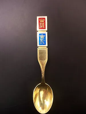 1964  Royal Marriage A. Michelsen Denmark Sterling Silver Spoon • $56.25