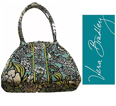 VERA BRADLEY - Semi-Circle - Kisslock Shoulder Bag - Purse Floral Island Blooms • $25.99