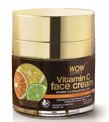 WOW Skin Science Vitamin C Face Cream - Anti Aging Brightening Oil Free Quick • $18