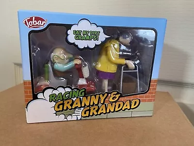 £10.90 • Buy Tobar Racing Granny And Grandad, Novelty Toy, Wind Up, Clockwork Toy, New