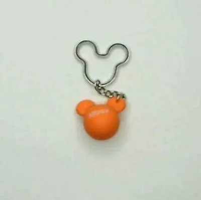 NEW Mickey Orange Ball Icon Key Chain Ring Keychain Disney • $8.99
