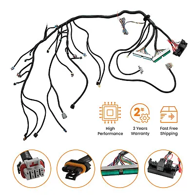 Swap Stand Alone Harness Drive By Wire For LS LS3 Vortec 4L80E 4.8 5.3 6.0 DBW • $80.38