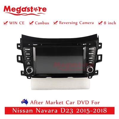 8  Car DVD GPS Navigation Head Unit Stereo For Nissan Navara D23 Np300 2015-2018 • $599.90