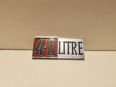 Valiant 4.0 Litre Badge Nos - Genuine X • $49