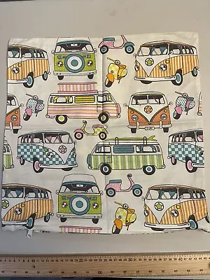 Home Made Bespoke VW Camper Themed Cushion Covers About 17” X 2 • £9.99