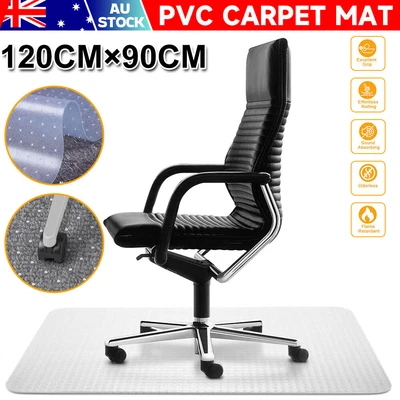 $33.95 • Buy Chair Mat Carpet Hard Floor Protectors PVC For Home Office Computer Replacement