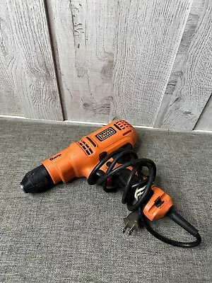 Black & Decker 6 Amp 3/8 Inch 1500 RPM Corded Electric Drill DR340 • $29.99