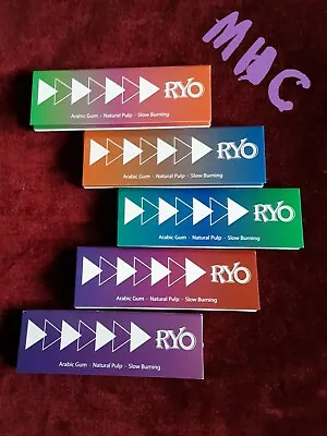$4 • Buy 5Books! RYO  Be Happy  1.25(1-1/4) Slow Burning Rolling Papers!  (MHC)