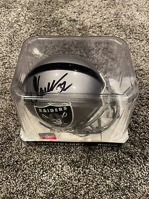 Marcus Allen Oakland Raiders Autographed Signed Replica Mini Helmet (Beckett) • $74.95