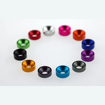 M4 4mm Anodized Aluminium Alloy Countersunk Washers For Computer Case（10Pcs） • £3.60