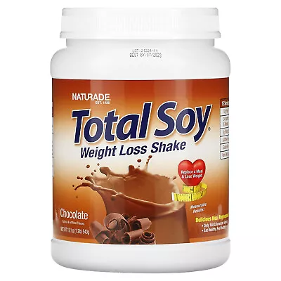 Naturade Total Soy Meal Replacement Chocolate 19 1 Oz 540 G Egg-Free • $20.79