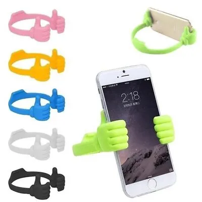 £1.20 • Buy UK Thumb Up Mobile Cell Phone Holder Movie Watching Lazy Bed Desktop Mount Stand