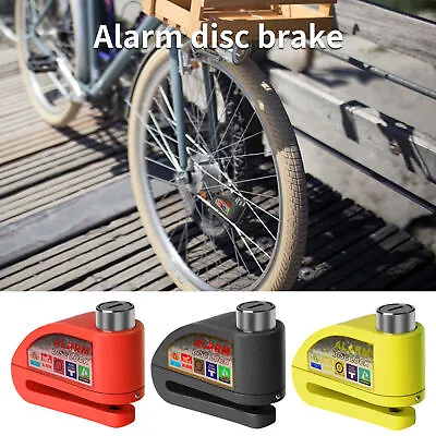 Motorcycle Bike Anti-theft Scooter Wheel Alarm Disc Brake Lock Security 110db US • $18.46