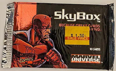 Skybox 1993 Marvel Universe Series 4 Trading Card Pack One (1) Pack 10 Cards • $5