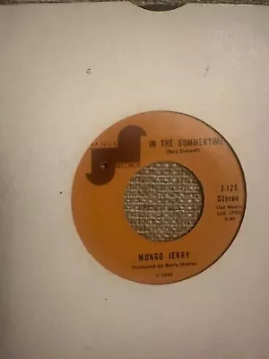 Mungo Jerry-In The Summertime (7” Single 1970 US Import) • £0.99